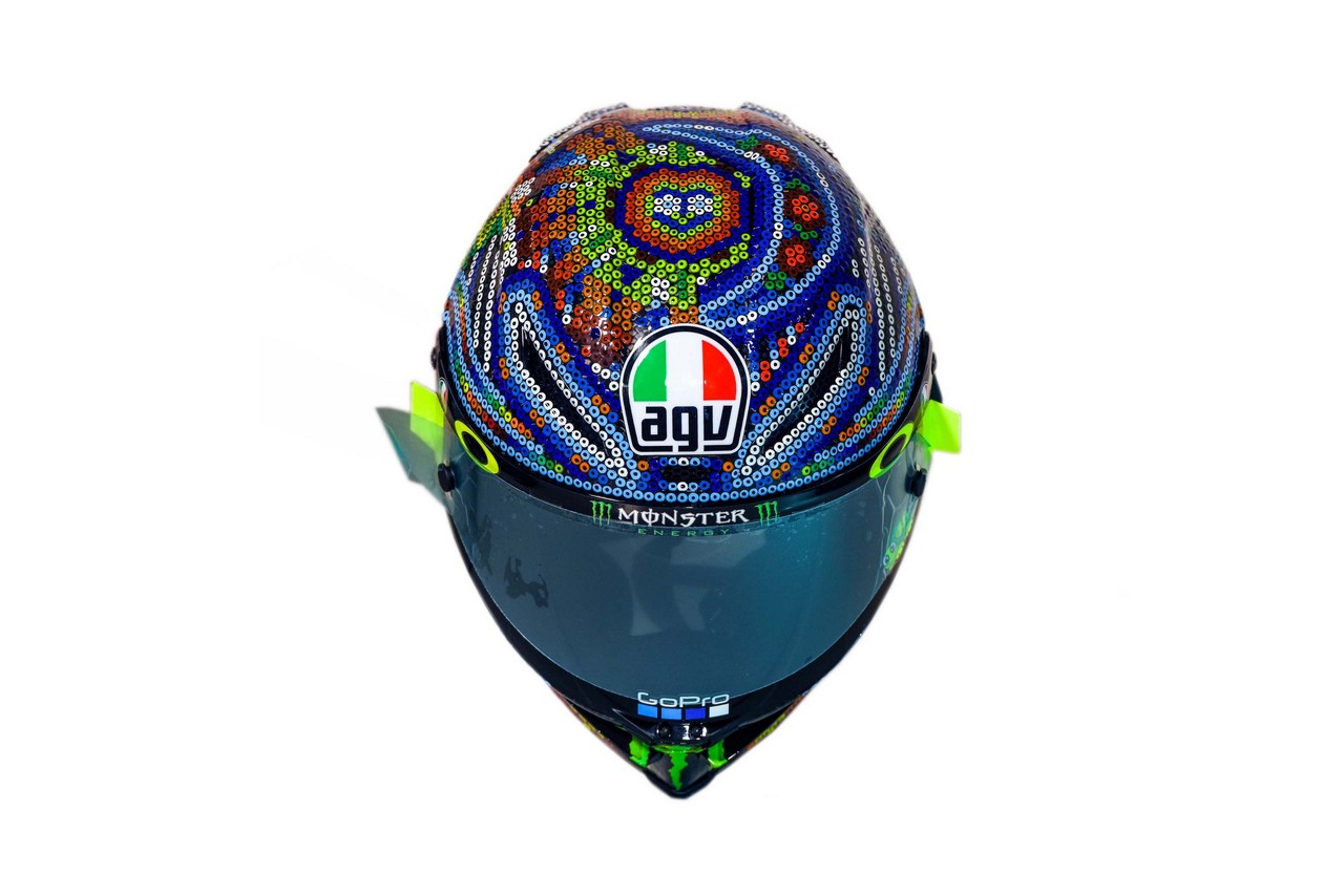 Valentino Rossi winter test AGV Pista GP R Huichol art helmet 03