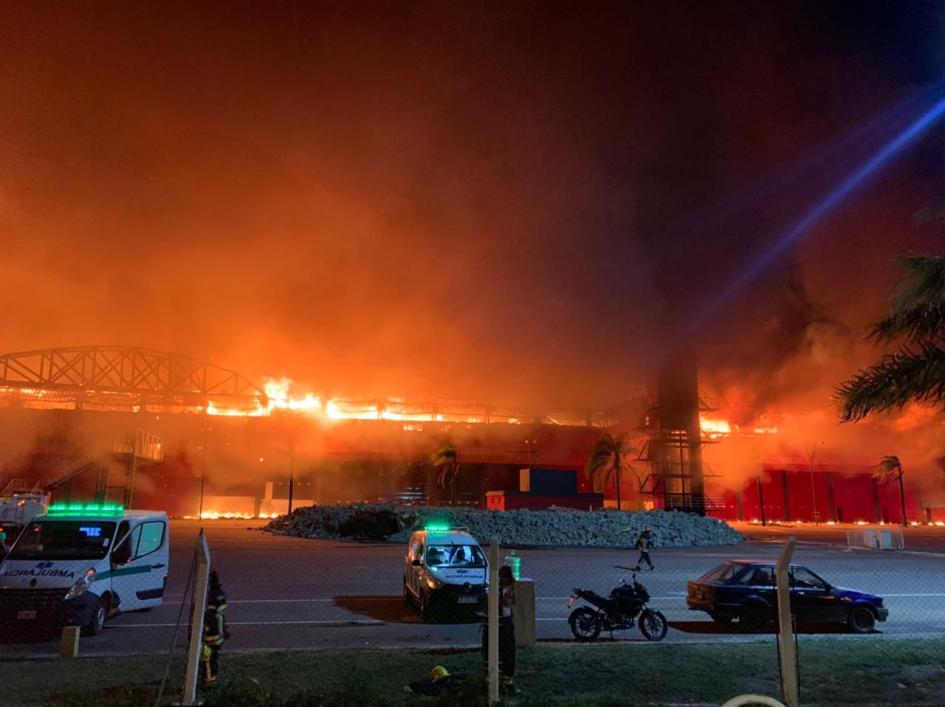 MotoGP LAST A fire devastates the Termas de Rio