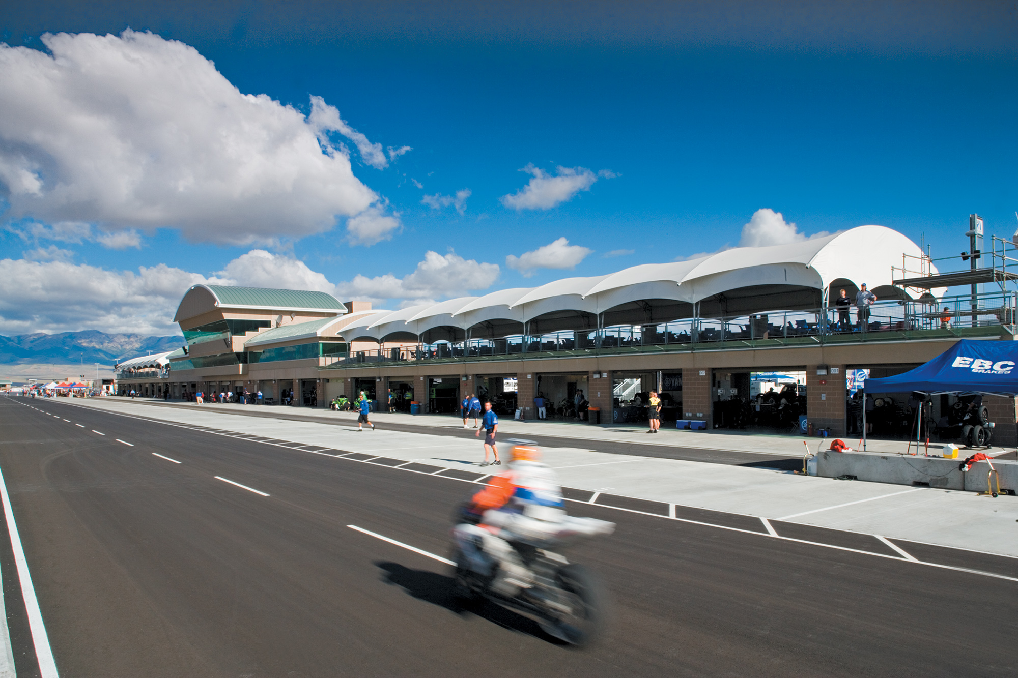 Miller Motorsports Park Exterior Team Garages Track