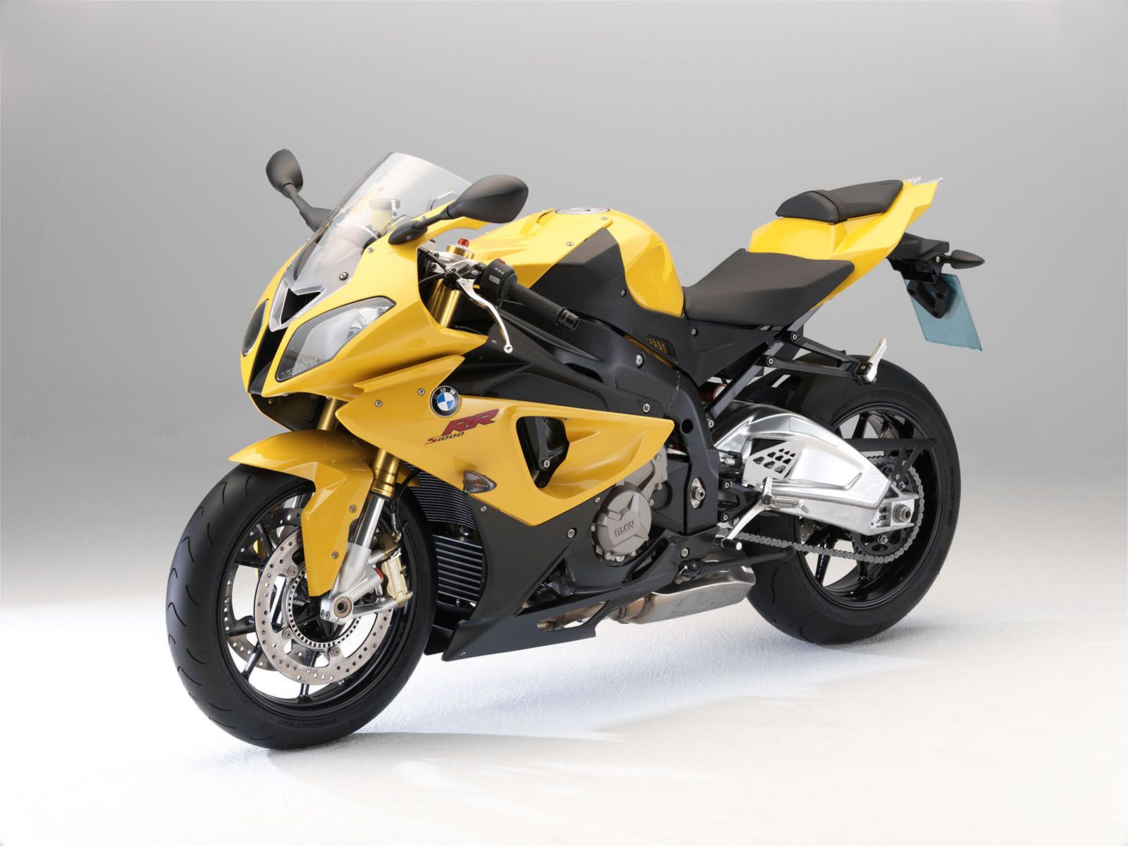 bmw s1000rr yellow front side wallpaper - 1600x1200